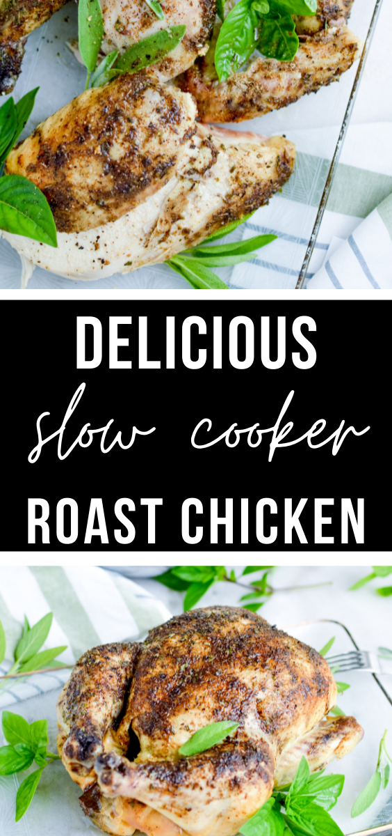 Slow Cooker Roast Chicken - Happy Money Saver