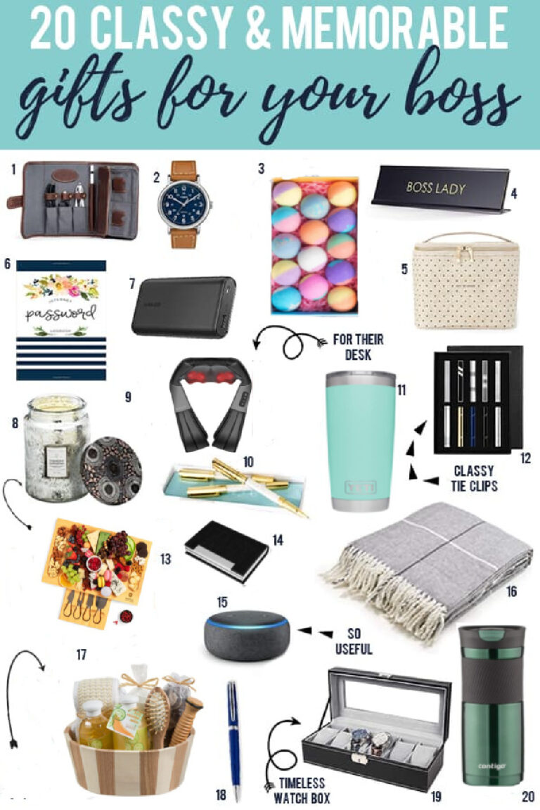 20 Classy & Memorable Gifts for your Boss Happy Money Saver