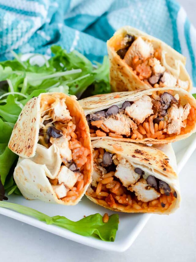 Easy Chicken Burrito Recipe - Happy Money Saver