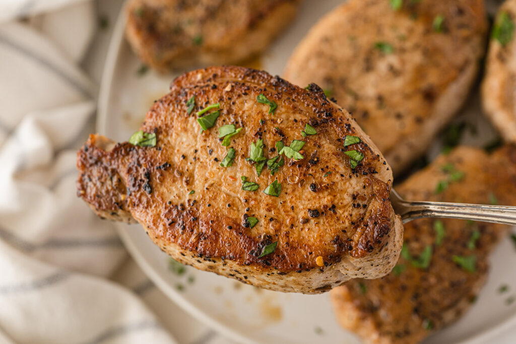 Easy Pan Fried Pork Chops - Happy Money Saver