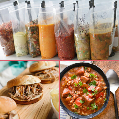 Make Ahead Freezer Meals for a month