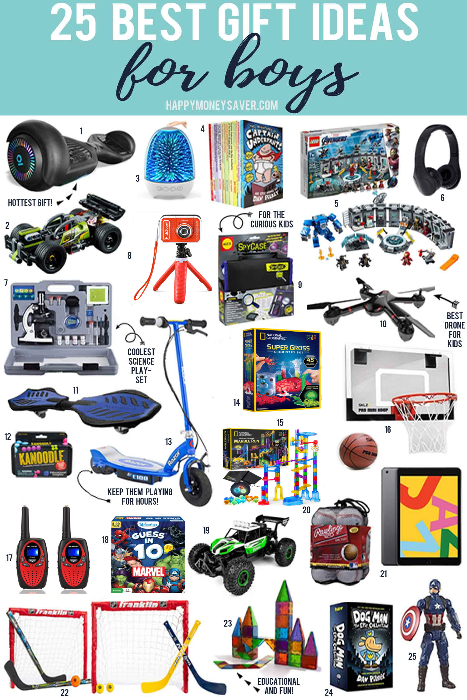 The 25 Best gifts for boys in 2022 with images of all the toys and games