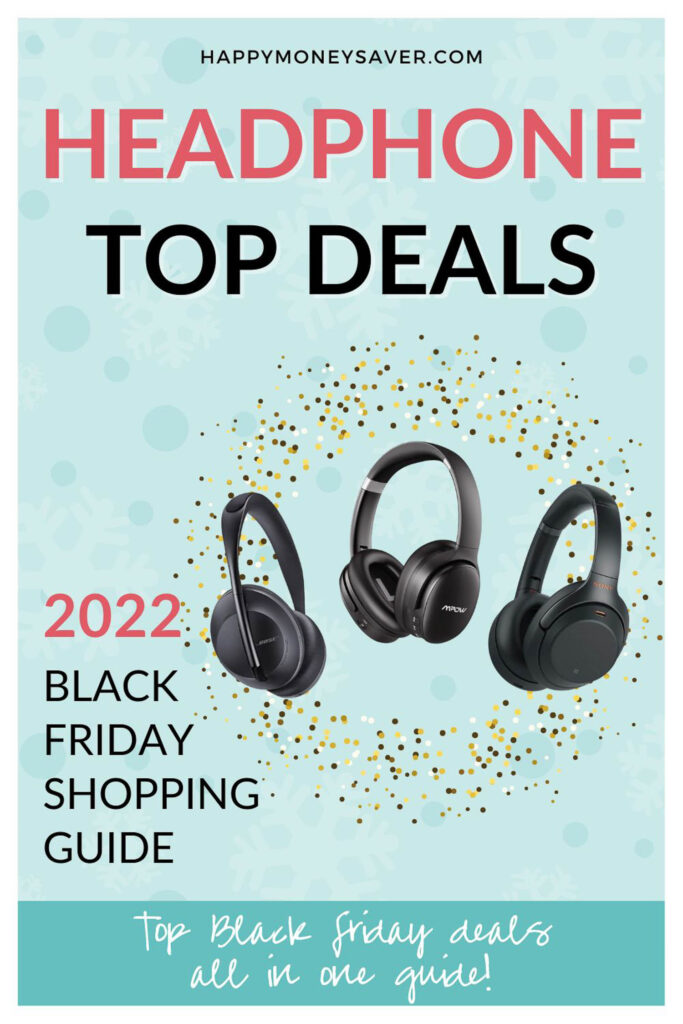 HUGE roundup of all the headphone deals for Black Friday 2022! Bluetooth headphones, beats dr dre headphones and more.