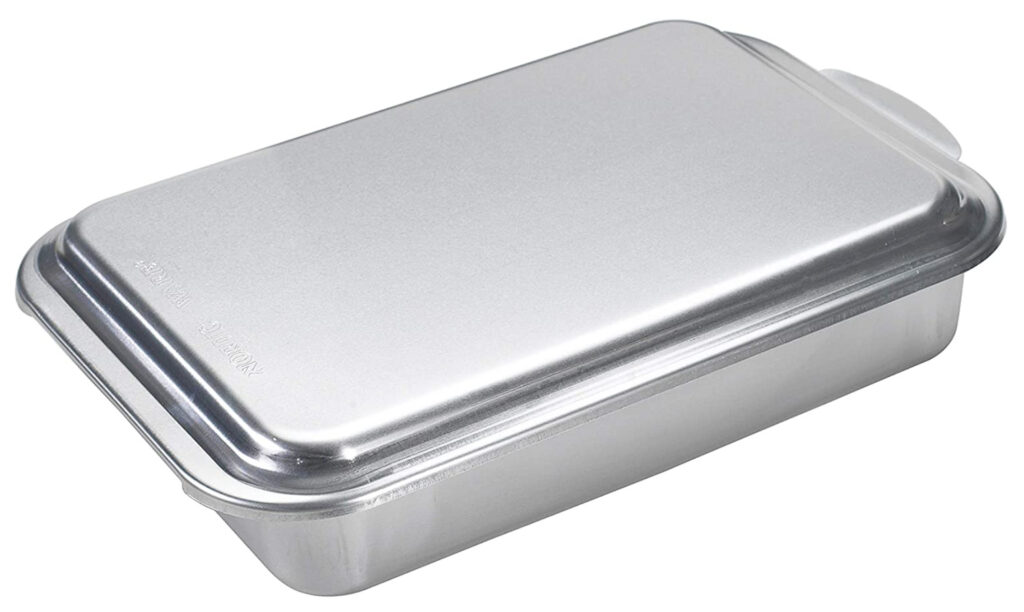 metal pan with lid 9x13