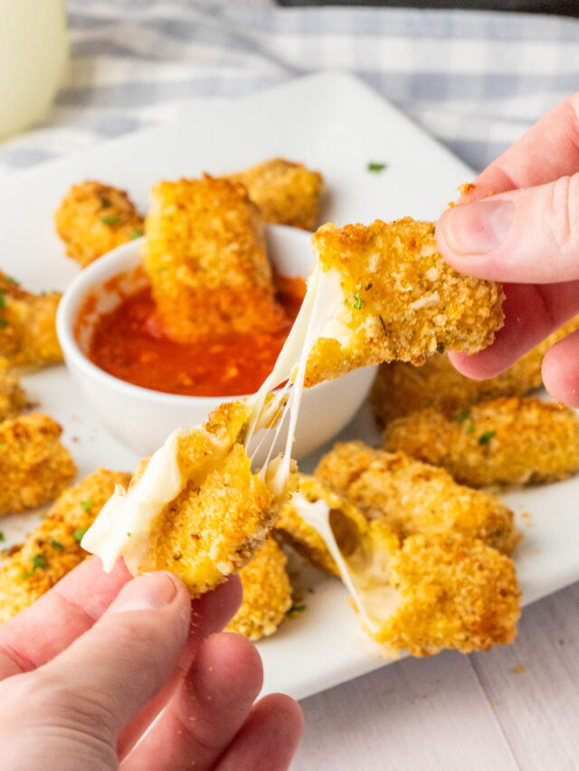 Homemade Mozzarella Sticks