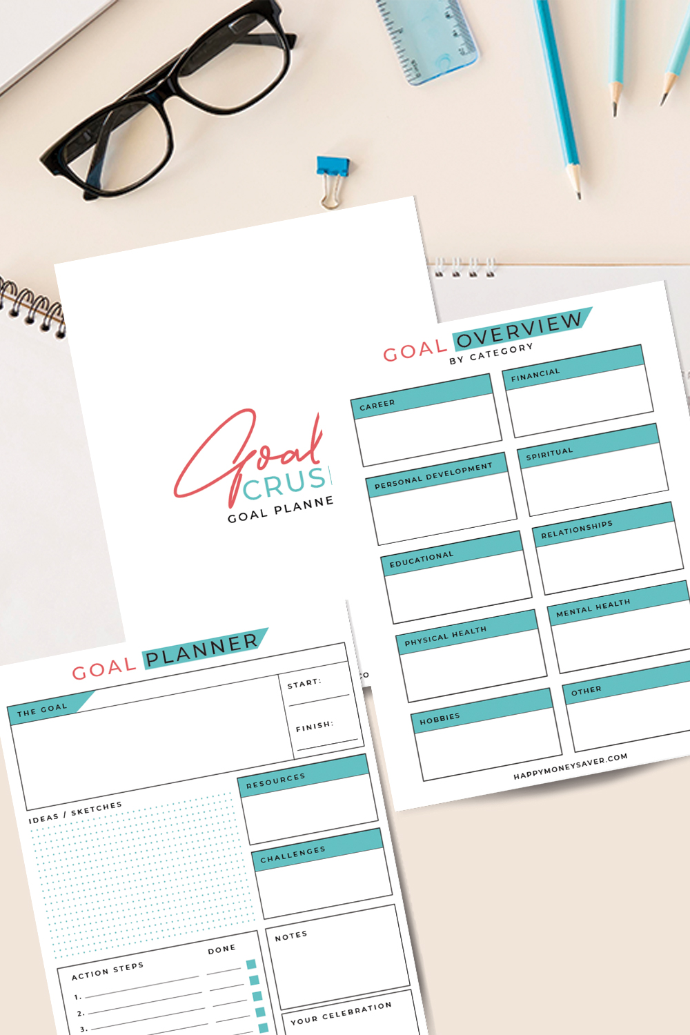 goal planners pin